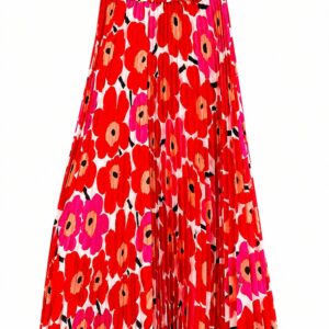 Pleated Long Skirt