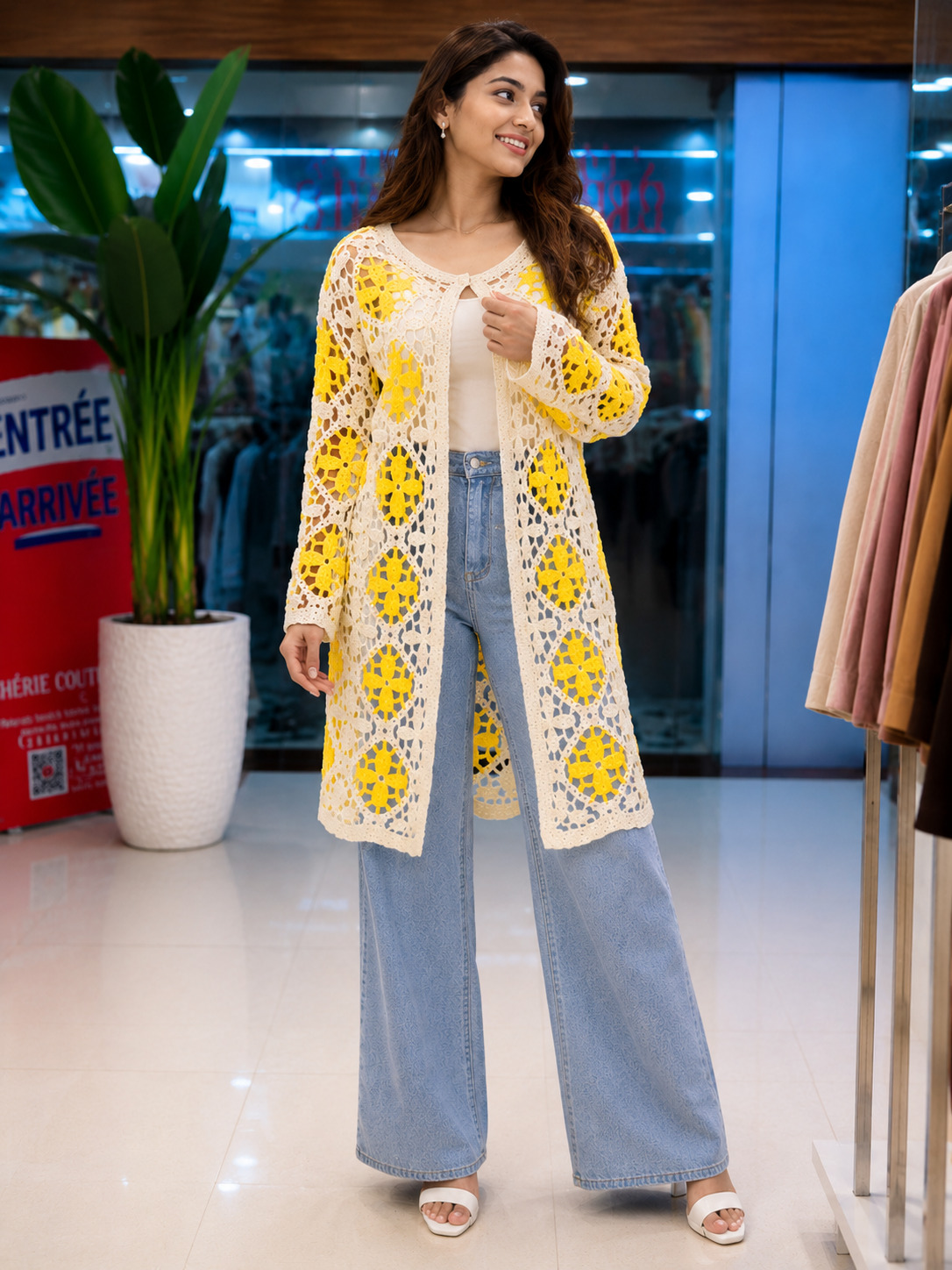 Handmade Crochet Cape for Women